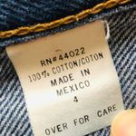 Abercrombie & Fitch Vintage 1990s  High Waist Rigid Dark Wash 100% Cotton Mom Jeans Size 4 Photo 4