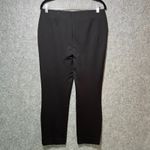 Chico's Black Petite Ankle Pants Gold Button Hem Stretch Pull-On 1.5P 10P Photo 5