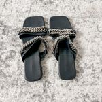 ANINE BING  Tony Sandals Chain Link Leather Photo 3