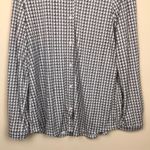 Adrianna Papell Women’s Houndstooth Button-Up Long Sleeve Office Work Shirt Photo 2