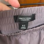 Vera Wang Simply Vera Gray/purple Pull On‎ Comfort pants XS Photo 2