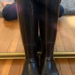 Hunter Tall Glossy Black Rain Boots Photo 0