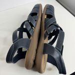 Clarks Women's Elizabelle Sea Fisherman Sandals Navy Leather Size 9 1/2M Comfort Photo 9