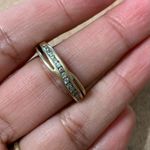 10k Gold Diamond Wedding/Engagement Band Photo 0