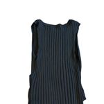 l*space L* Candice Cover Up Midi Dress Black Ribbed Stretch High Slit Size Large Photo 8