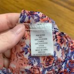 Almost Famous  Womens Size‎ XL Floral Print Crochet Detail 3/4 Sleeve Top Blouse Photo 5