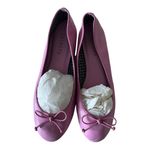 Talbots  Turquoise Pink Leather Flat Shoes Size 7M Photo 5