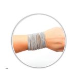 Boutique NEW Platinum Plated‎ Silver Guitar String Bracelets Stackable Boho, Stretchy Photo 12