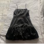 AQUA NWT  Bubble Hem Sleeveless Spaghetti Strap Mini Sheath Dress Photo 2