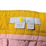 Boden Pink Daisy Cropped Chino Trousers Size 26 Photo 3