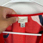 A New Day 🌺🌹🌸  Beautiful Bright‎ Red Floral Wrap Dress Size XS Photo 5