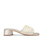 Jeffrey Campbell  Fishy Sandals in Cream Gold Combo 9 with box Womens Leather Photo 9