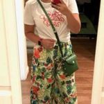 Miguelina Zendaya Floral Pants in Green XSmall Womens Capri Cropped Size XS Photo 8