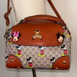 Disney Mickey Minnie Mouse Cute Shoulder Bag Excellent Photo 2