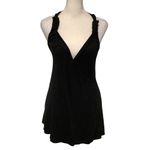 Venus  Black Halter Mini Halter Lace Back Dress or Top Size L BRAND NEW Photo 1