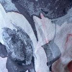 EXPRESS  Women's Medium Pink Coral Floral Sheer Print Cowl Neck Pullover Tank Top Photo 4