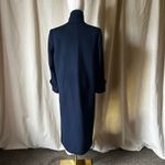 Vintage Forecaster Boston Navy Wool Long Coat USA Double Breasted S/M Blue Size 8 Photo 4
