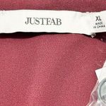 Just Fab For All Women's Work Office Lapel Blazer Burgundy Red Size XL Photo 1