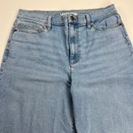 Lands' End  Sustainable Denim High Rise Wide Leg Jeans Light Wash NEW Size 12 Photo 1