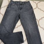 American Eagle  Outfitters Strigid Mom Jean black Denim Jeans, size 2 Photo 13
