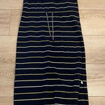Barbour  Women’s Overland Slit Striped Midi Dress Cotton Blend Size 4 US Photo 0