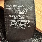 Bisou Bisou Denim Trench Jacket Red Stitch Women’s M Belted Dark Wash Photo 7