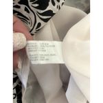 Club Monaco  Silk Dress 4 Black White Whimsical Floral Fairy‎ Boho Cottagecore Photo 9