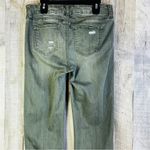 Celebrity Pink  Olive Green Wash Denim Distressed w/5 Pockets Photo 4