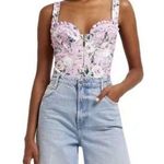 River Island  Sleeveless Ruffle Bodysuit In Light Purple Size 16 (b8.1) Photo 0