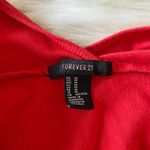 Forever 21  Red High Neck Open Back Mini Dress Sz M Photo 7