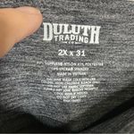 Duluth Trading Co gray soft wide leg athletic pants women’s size 2X‎ x 31 Photo 1