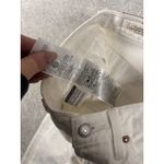 Levi's 501 S Premium Jeans Women's 28x30 Straight Button Fly White Photo 5