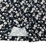 Briggs New York Briggs Vintage Black Floral Mini Skirt Size 8 Photo 3