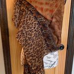 Large leopard printed scarf/wrap Brown Photo 3