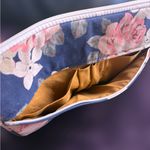 14 inch Floral Laptop Sleeve with front pocket Blue Photo 4