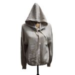 Havana Hoodie Womens Size Small Beige VH9105 Skull Pattern Streetwear Cozy Photo 2