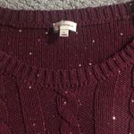Daniel Cremieux  burgundy sweater Photo 3