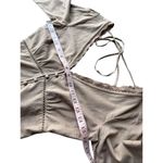 Abercrombie & Fitch Light Brown Lace Trim Blouse Size XS Photo 7