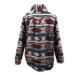 Stoic Aztec Western Print Shirt Jacket Shacket Women's Size XLarge Brown Photo 4