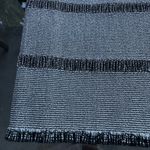 Cheryl Creations Elastic Bandage Mini Skirt in Silver/Black Lurex Photo 1