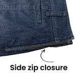 Ann Taylor Jean Skirt Womens Sz 4 Straight Pencil Dark Denim Knee Hem City Chic Photo 8