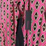 Lulumari Pink Black Floral Sleeveless Dress Photo 6