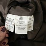 'S Max Mara 100% Virgin Wool Faux Fur Trimmed Coat in Chocolate Brown Size 8 Photo 6