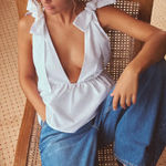 ZARA  White Babydoll Top Photo 0