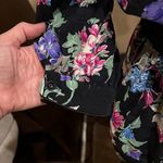 Floral Long Sleeve Dress with Bow Black Size 4 Photo 4