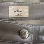 Wilfred Aritzia  Women's The Melina Gray Faux Leather Pants Size S Photo 3