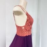 Free People  Adella dress copper combo size Small this dress is like new Photo 12