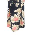 Day & Night  Navy Blue Floral Sleeveless Cocktail Mini Dress Women Sz M Photo 6
