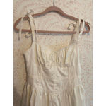 DISCOUNT SHIPPING NWOT For Love and Lemons White Corset Peasant Dress Size M Photo 2