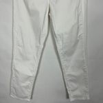 Calvin Klein Skinny Crop Mid-Rise White Denim Jeans Size 2 Photo 8